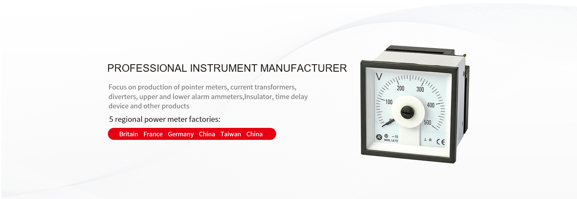 Kunshan ammeter manufacturer